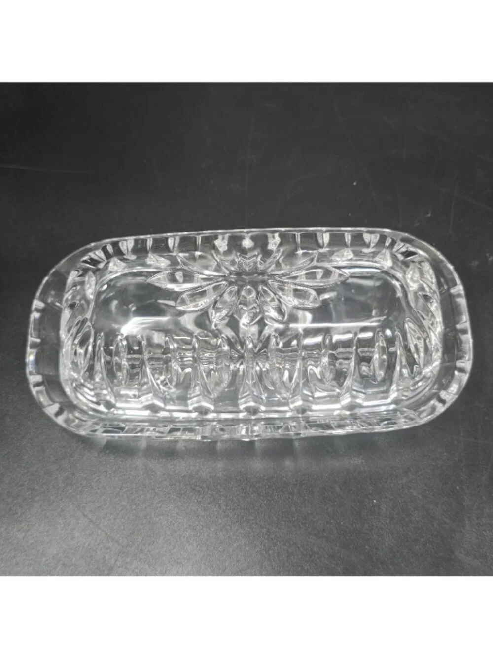 Marquis by Waterford Sheridan Clear Crystal Covered Butter Dish 7.5